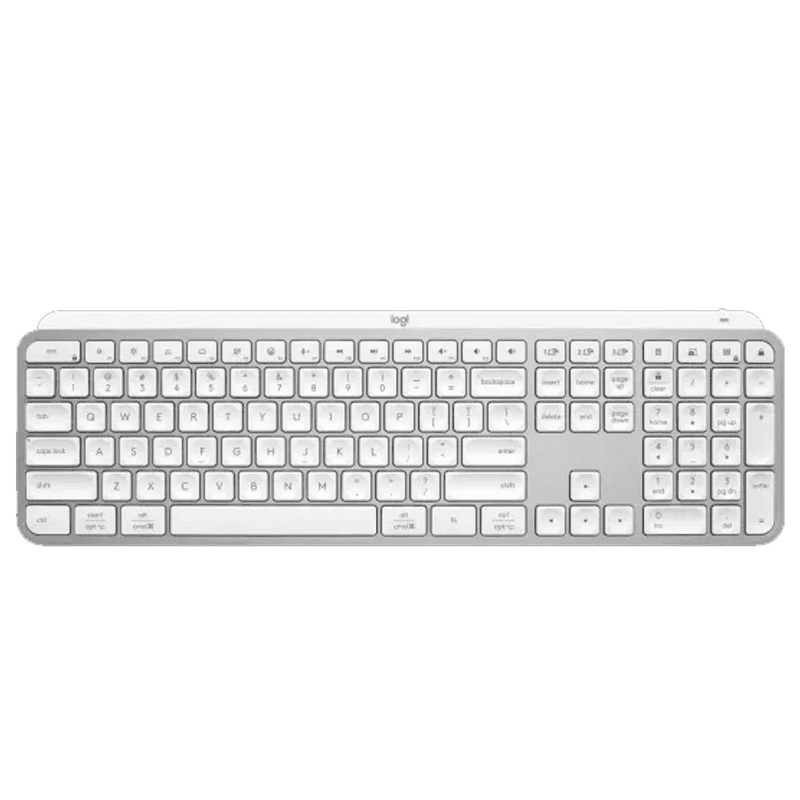 Bộ bàn phím không dây Loigtech MX KEYS S - pale grey