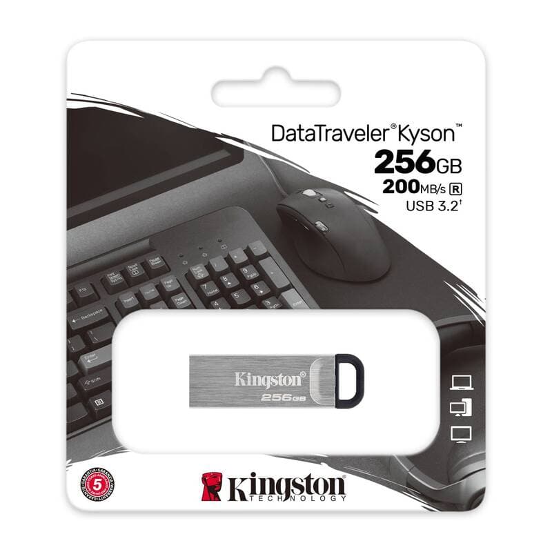 Ảnh USB Kingston USB3.2 Gen1 DataTraveler Kyson DTKN/256GB