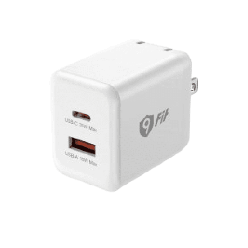 Củ sạc 9FIT PD 35W 1A1C GaN White - 9FAC001W