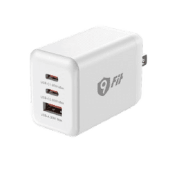 Củ sạc 9FIT PD 65W 1A2C GaN White - 9FAC002W