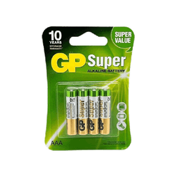 Pin đũa Alkaline AAA GP24AETA21-2GSBC4 (vỉ 4 viên) 