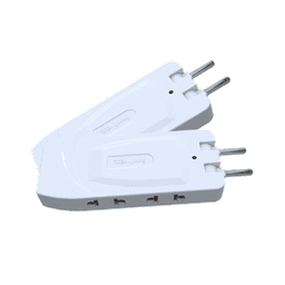 Ổ cắm xoay gấp gọn Điện Quang ĐQ ESK RT W5 (5 lỗ, màu trắng)