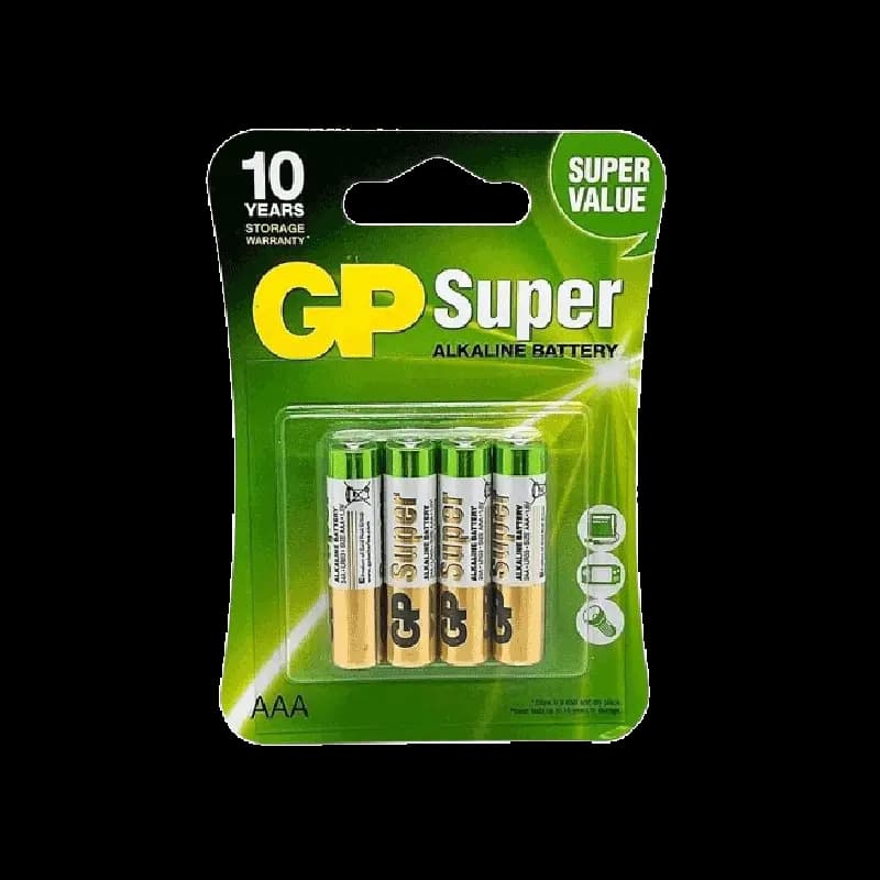 Ảnh Pin đũa Alkaline AAA GP24AETA21-2GSBC4 (vỉ 4 viên) 