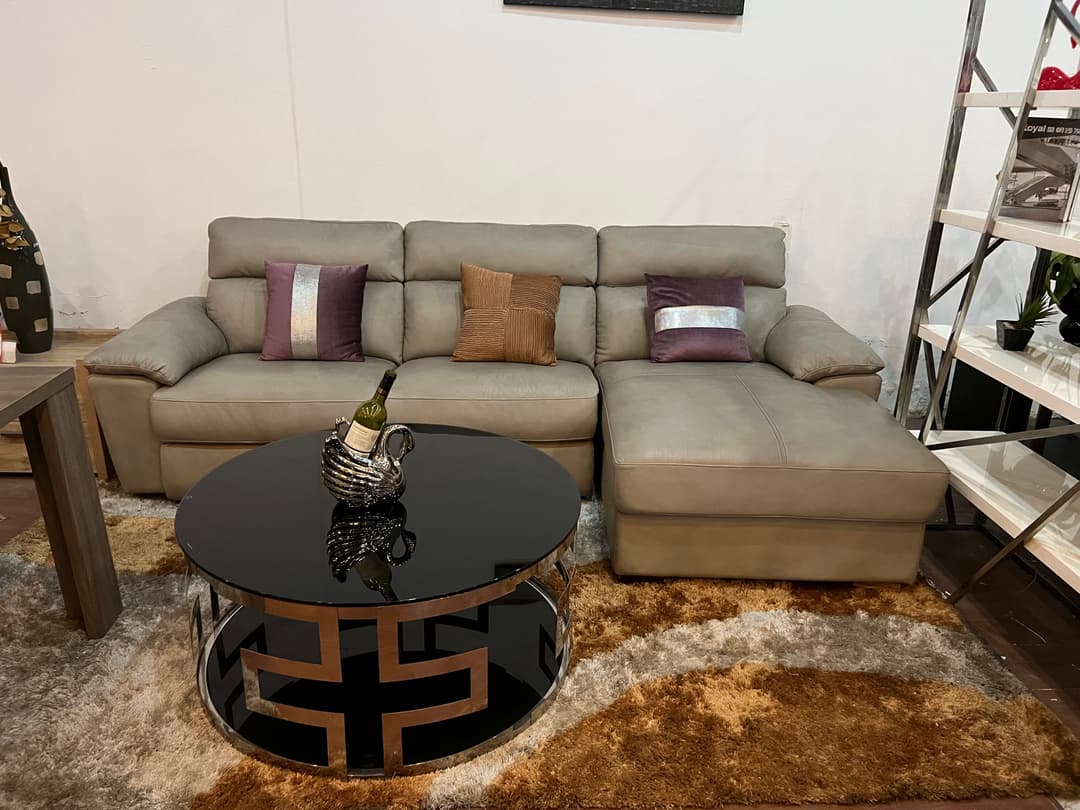 Sofa góc trái, 854# màu Z3006/PVC (3) - Thương hiệu Sofaland Đồ nội thất