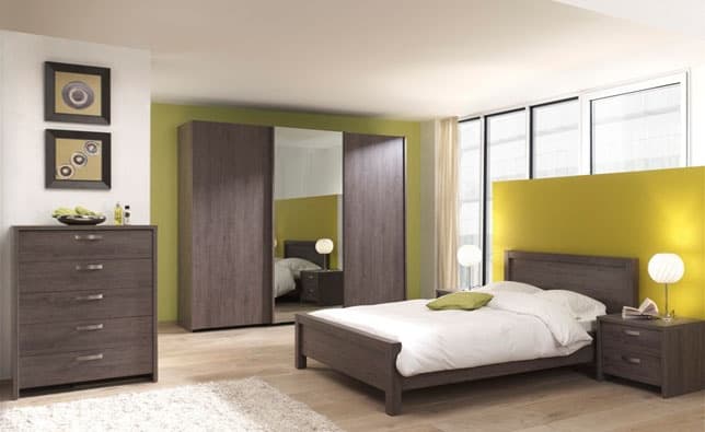 Ảnh Giường 1.8m, AMB18SP200 màu oak (3) - Hãng Neyt nhập khẩu từ Bỉ