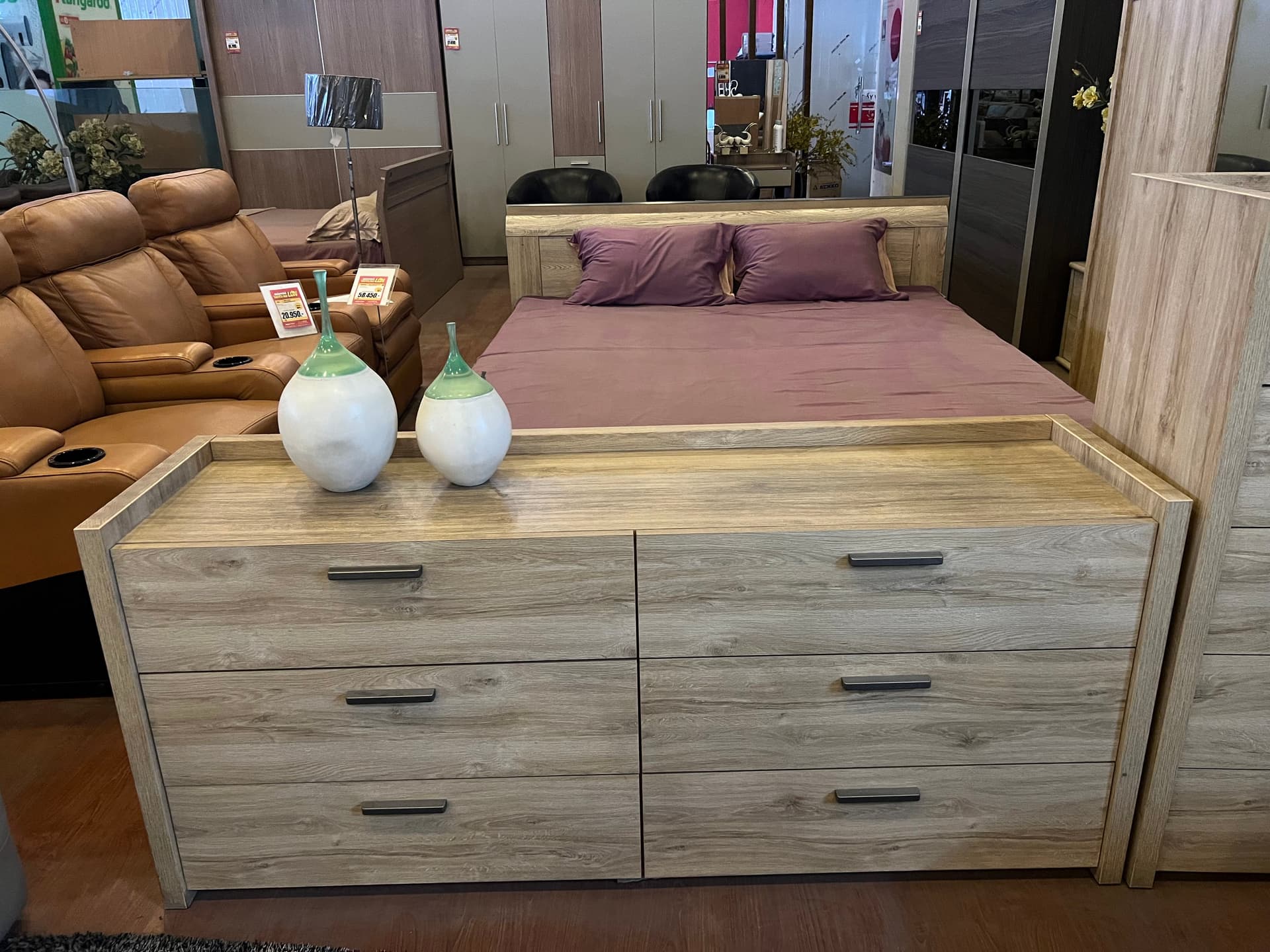 Ảnh Tủ ngăn kéo ngang, MONADKO màu oak (2) - Thương hiệu NEYT