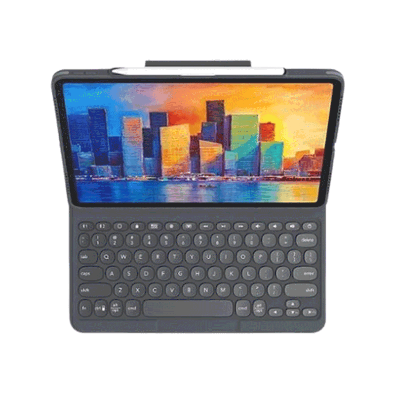 Ốp lưng kèm bàn phím ZAGG Pro Keys - iPad 11 - Black/Gray - UK - 103407976