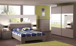 Giường 1.8m, PIPPB18SP200 màu Xám (3) - Hãng Neyt nhập khẩu từ Bỉ