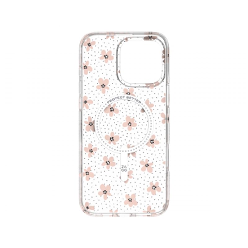 Ốp lưng iPhone 16 Pro - ZAGG Milan Snap - Pink Daisies - 702316371