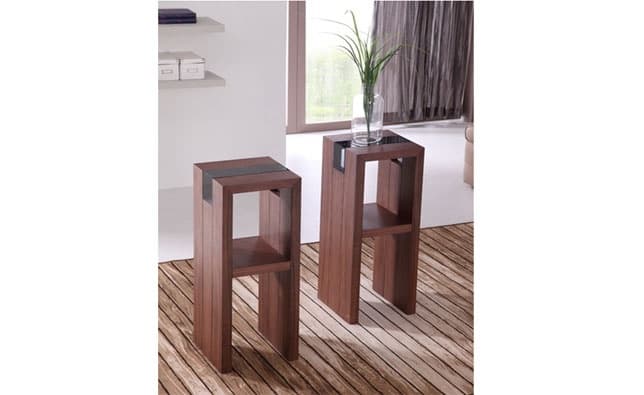 Kệ trang trí Valencasa K090-3 màu Walnut (1) Đồ nội thất