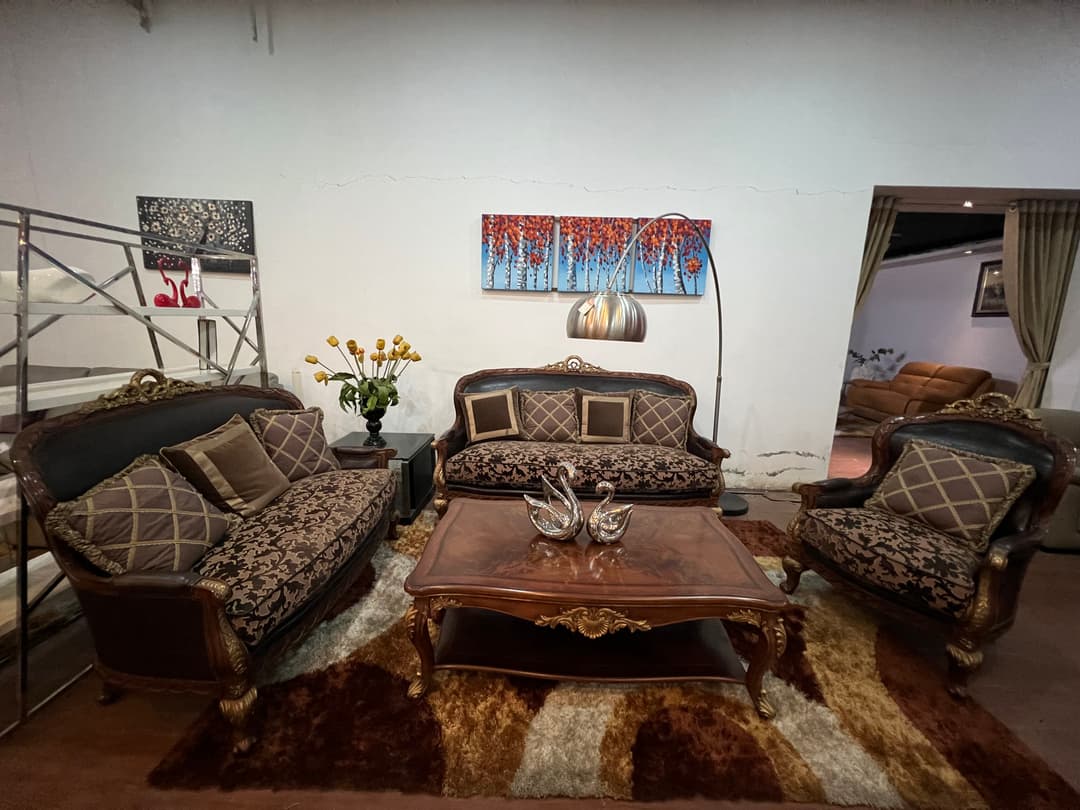 Sofa 1+2+3, V3007B (3) - Thương hiệu Monarchy Đồ nội thất