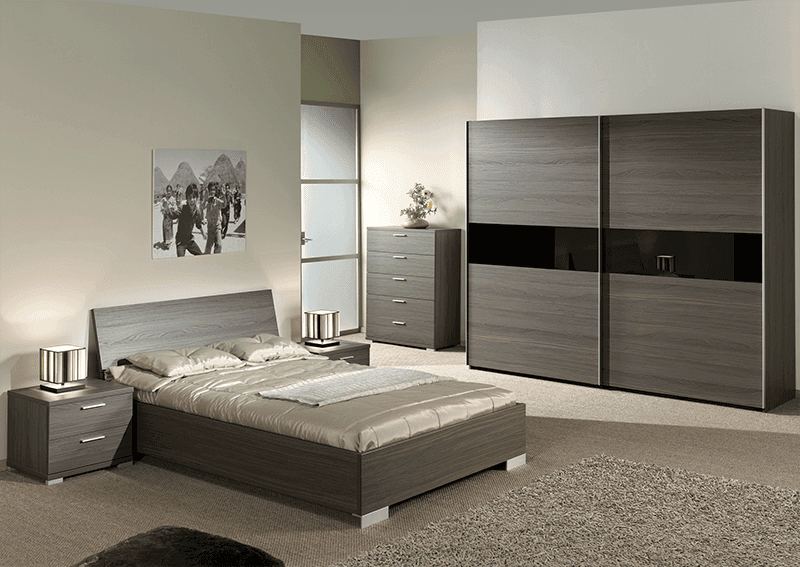 Giường 1.8m, ELLAB18SP210 màu oak (2) - Hãng Neyt nhập khẩu từ Bỉ Đồ nội thất