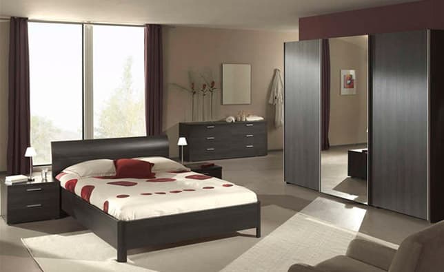 Giường 1.8m, UL2B18SP205 màu oak (2) - Hãng Neyt nhập khẩu từ Bỉ