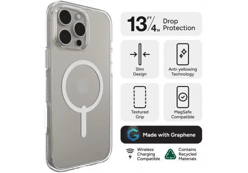 Ảnh Ốp lưng iPhone 16 Pro Max - ZAGG Crystal Palace Snap - Clear - 702315045