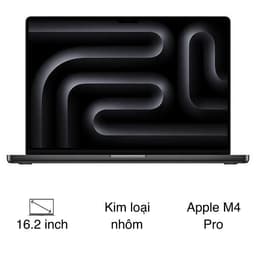 Laptop Apple MacBook Pro 16 inch Nano M4 Pro 24GB/512GB