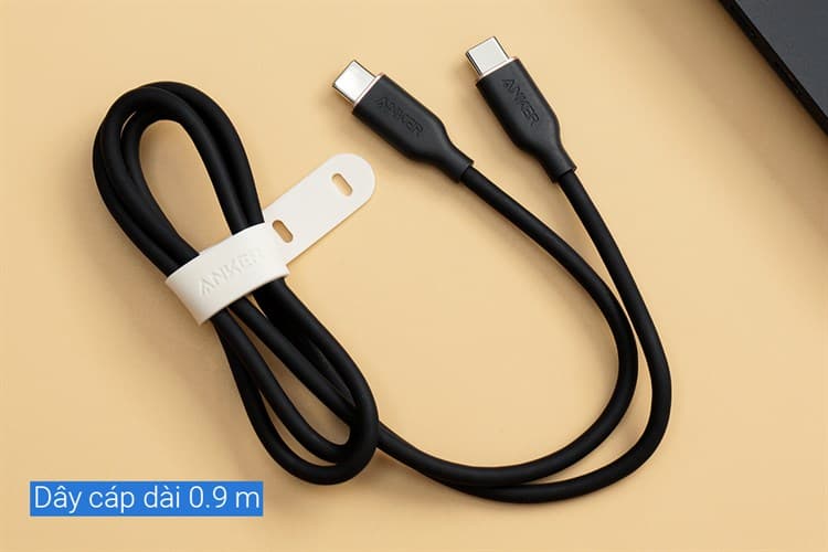 Ảnh Cáp Type C - Type C 0.9m Anker PowerLine III Flow A8552