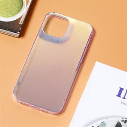Ốp lưng iPhone 13 Pro Max Kính viền dẻo Rainbow OSMIA