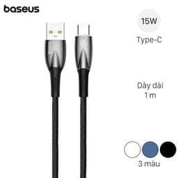 Cáp Type C 1m Baseus Glimmer CB000024