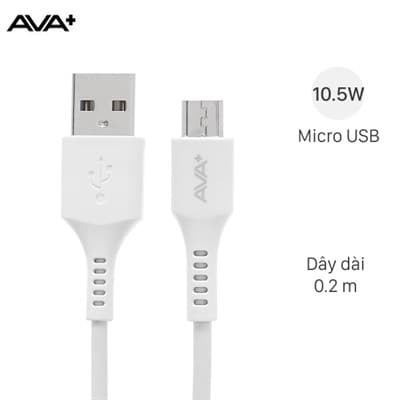 Cáp Micro USB 0.2m AVA+ HKU601