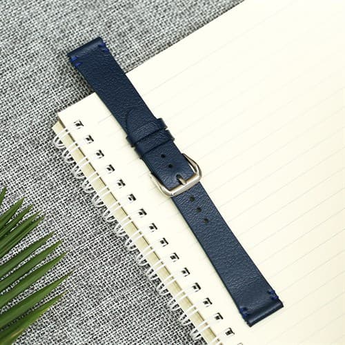 Ảnh Dây da tổng hợp đồng hồ 18mm CKM1K6 Xanh dương