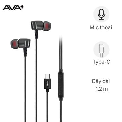 Tai nghe Có dây Type C AVA+ LiveBass S870