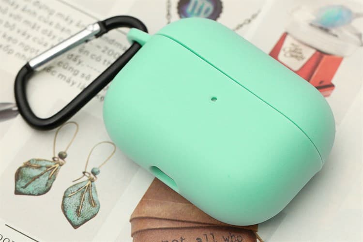 Ảnh Túi đựng AirPods Pro Nhựa dẻo TPU kèm móc JM SN12