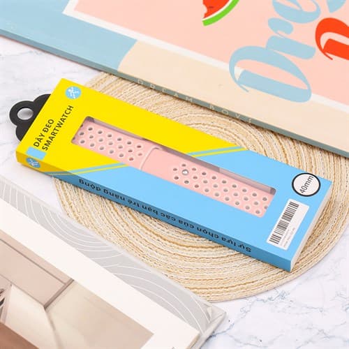 Ảnh Dây silicone MVW mặt 40mm M01-02-40 Hồng