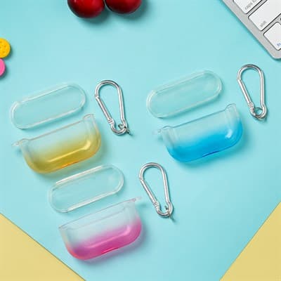 Túi đựng Airpods Pro Nhựa dẻo TPU kèm móc JM NAP18 Phụ kiện