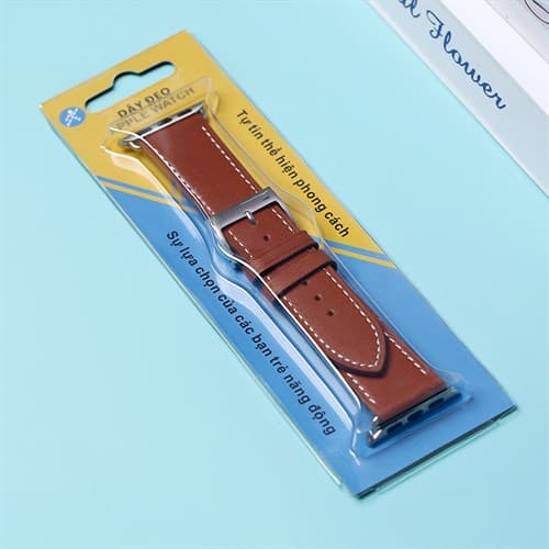 Ảnh Dây da Ruizhi mặt 44mm RZ-03JM Nâu