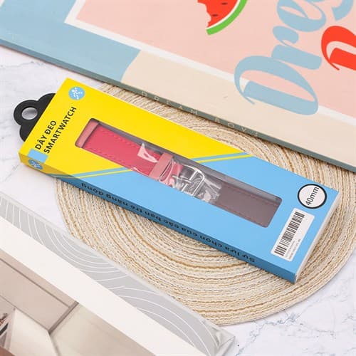 Ảnh Dây da MVW mặt 40mm M07-05-40 Nâu Đỏ