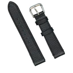 Dây da tổng hợp đồng hồ 16mm CKM1K2 Đen