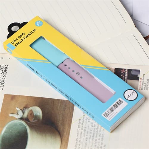 Ảnh Dây silicone MVW mặt 44mm M02-03-44 Xanh Tím