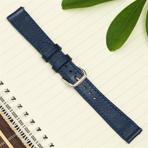 Ảnh Dây da tổng hợp đồng hồ 16mm CKM1K1 Xanh dương