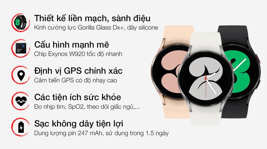 Ảnh Đồng hồ thông minh Samsung Galaxy Watch4 40mm