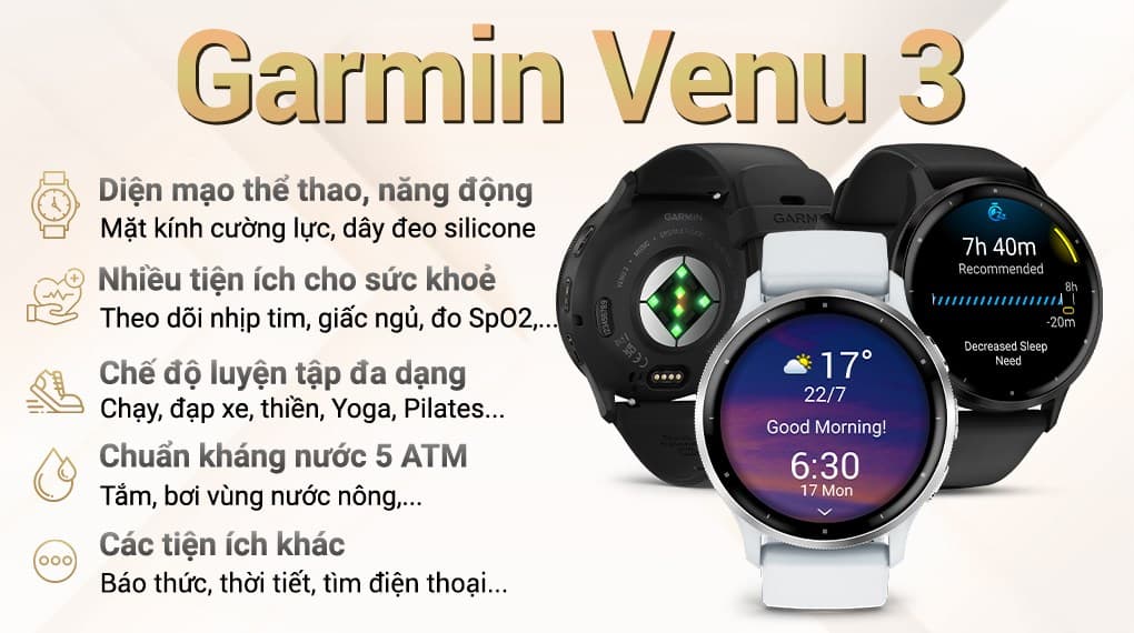 Ảnh Đồng hồ thông minh Garmin Venu 3 45mm