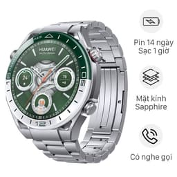 Đồng hồ thông minh Huawei Watch Ultimate 48.5mm viền gốm dây Titanium