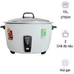 Nồi Cơm Điện Sharp KSH-D1010V 10 lít