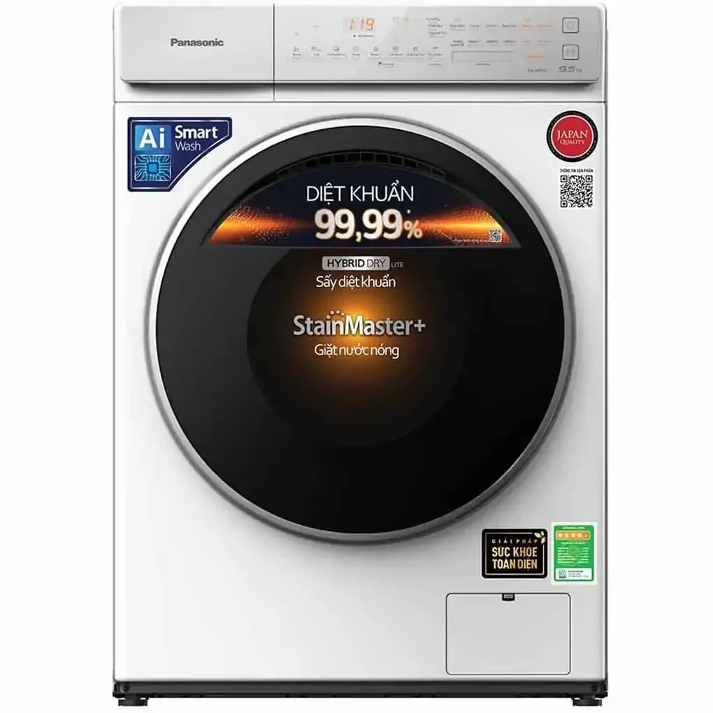 Ảnh Máy Giặt Sấy Panasonic Inverter 9.5/2 Kg NA-V95FC1WVT