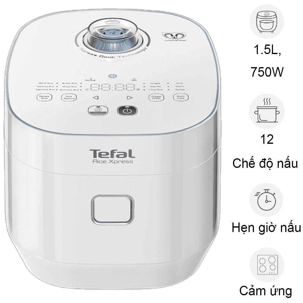 Nồi Cơm Điện TEFAL Fuzzy Express 1.5 Lít RK522168