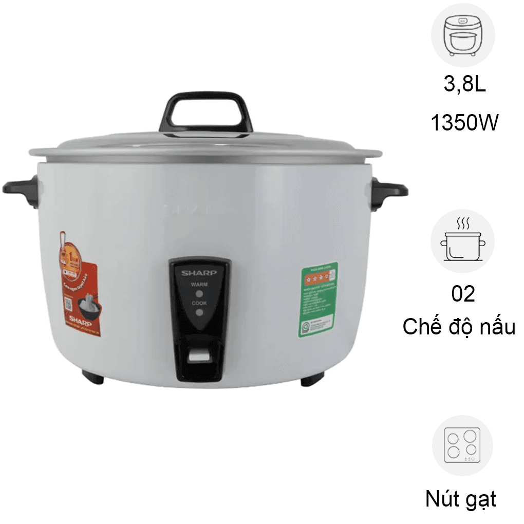 Nồi Cơm Điện Sharp KSH-D40V 3.8 lít