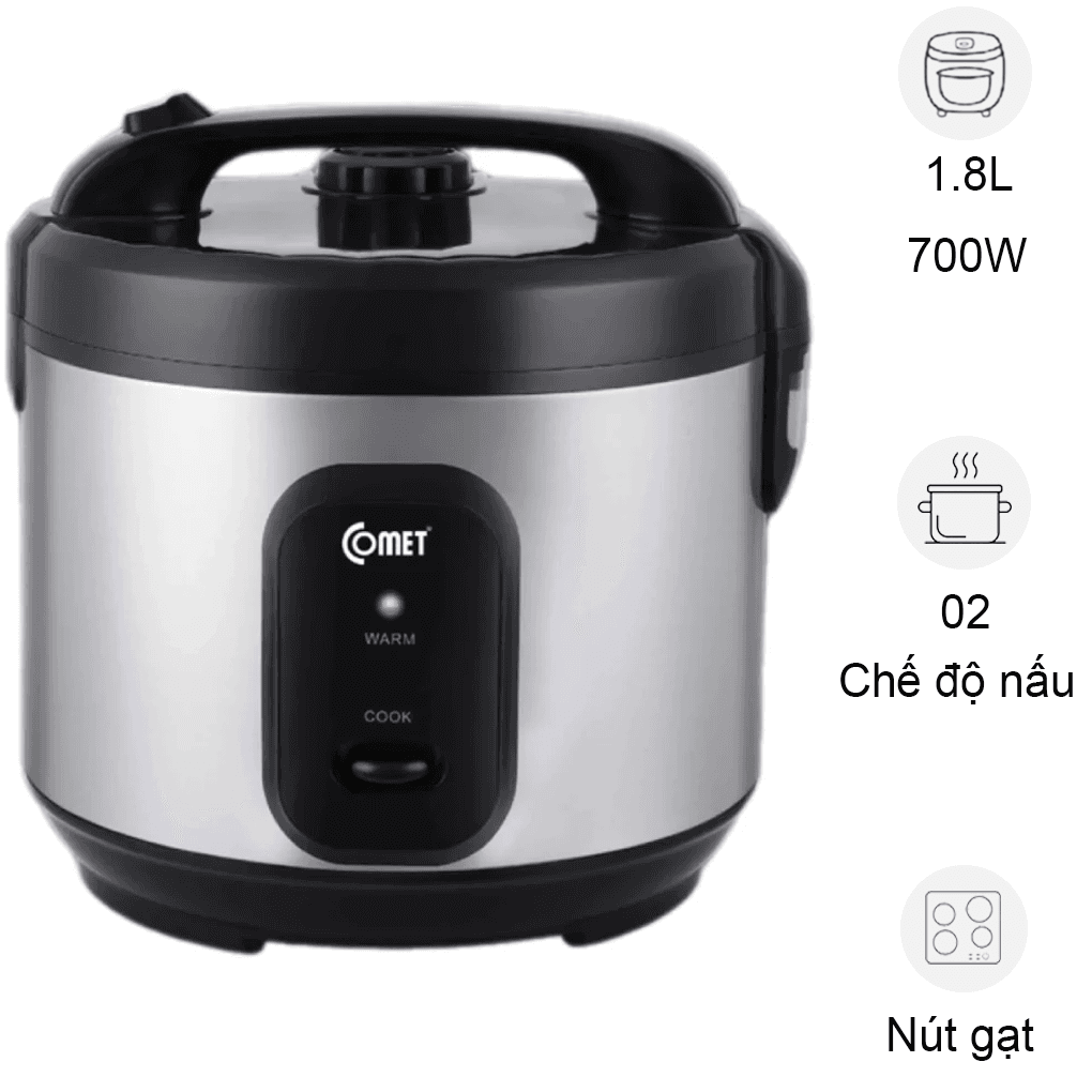 Nồi Cơm Điện Comet CM8068 1.8 Lít