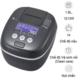 Nồi Cơm Điện Tử Cao Tần Áp Suất Tiger JPC-W18W 1.8 Lít