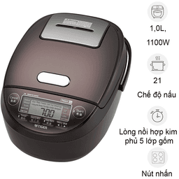 Nồi Cơm Điện Tử Cao Tần Áp Suất Tiger JPK-W10W-T - Nhật Bản
