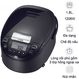 Nồi Cơm Điện Cao Tần Tiger JPW-H18V 1.8 Lít - Nhật Bản