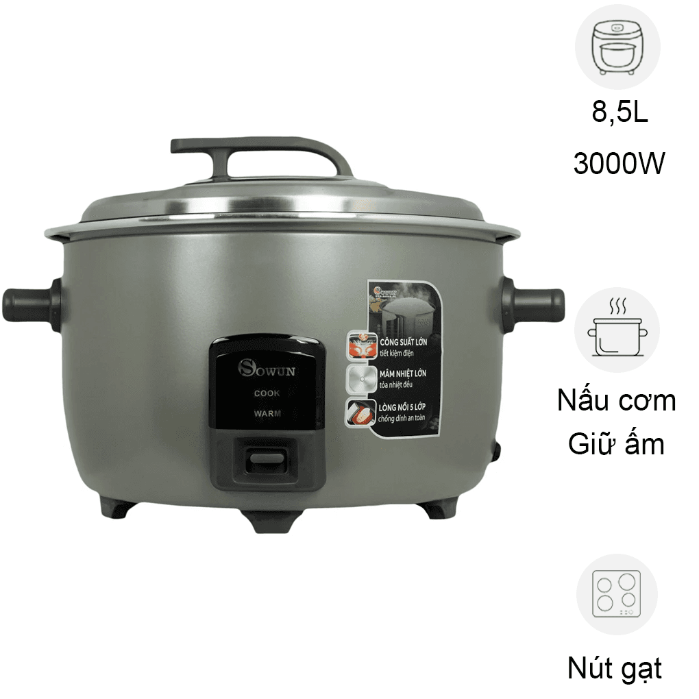 Nồi Cơm Điện Sowun SW6988 8.5 Lít
