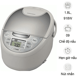 Nồi Cơm Điện Tử Tiger JAX-S18W - Nhật Bản