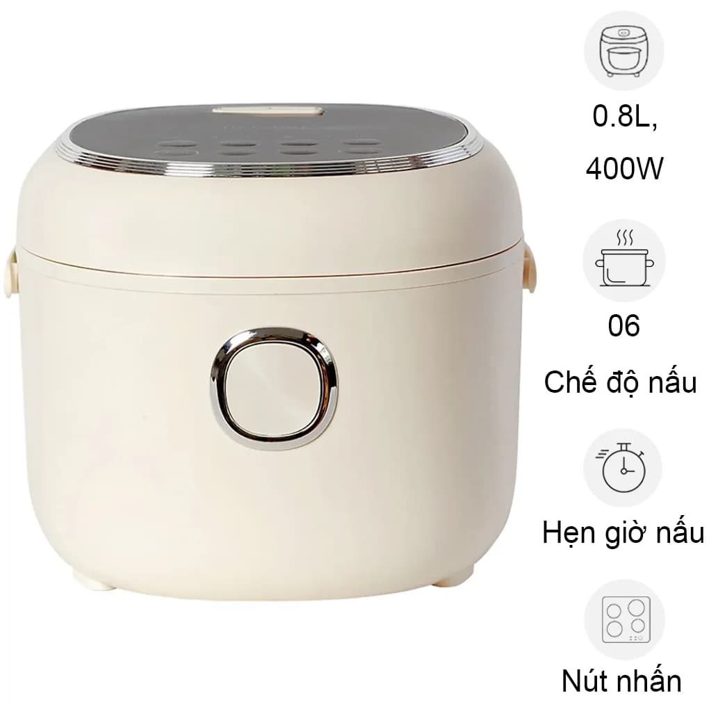 Ảnh Nồi Cơm Điện Lock&Lock EJR716IVY 0.8 Lít