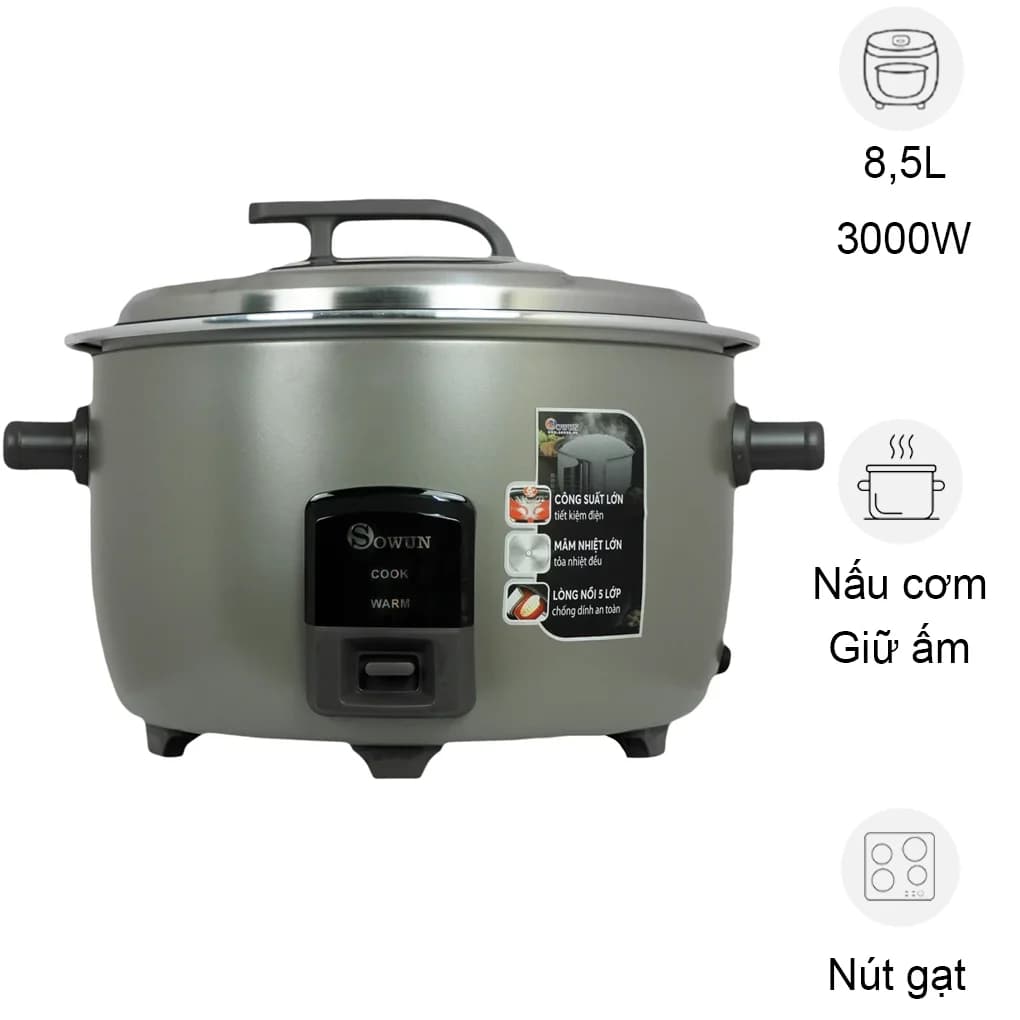 Ảnh Nồi Cơm Điện Sowun SW6988 8.5 Lít