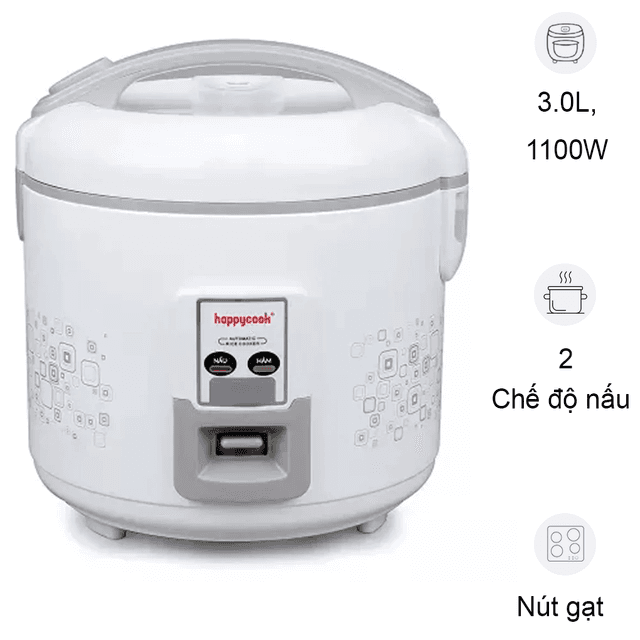Nồi Cơm Điện Happy Cook HCJ-300W