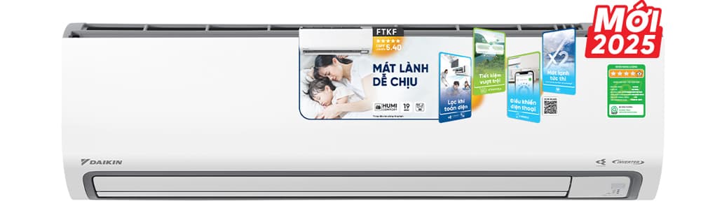 Máy Lạnh Daikin Inverter 3 Hp FTKF71ZVMV